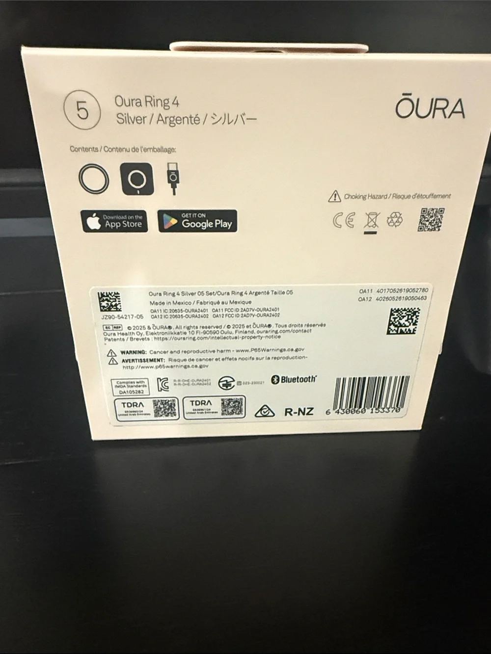 Oura Ring 4 Silver